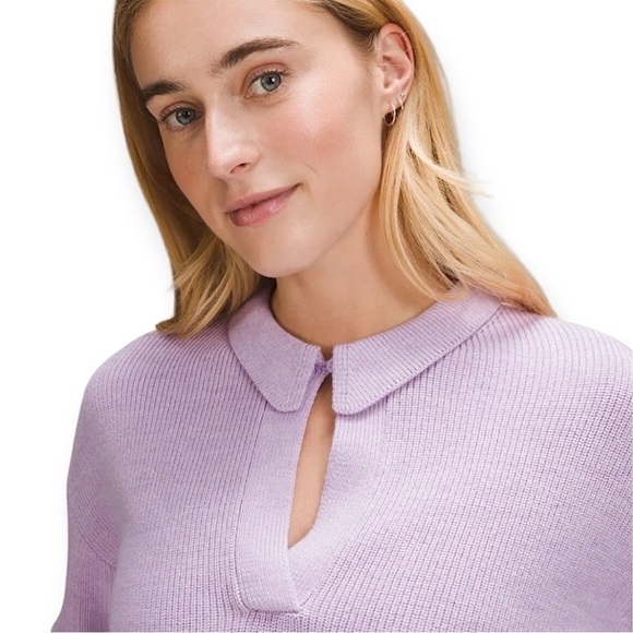 Lululemon Collared Merino Wool Blend Sweater - Picture 2 of 12